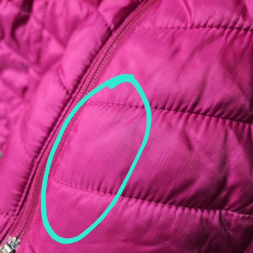 Columbia Kids Omni-Heat Magenta Pink Morning Light Puffer Jacket Size: M (10-12) - Picture 13 of 13